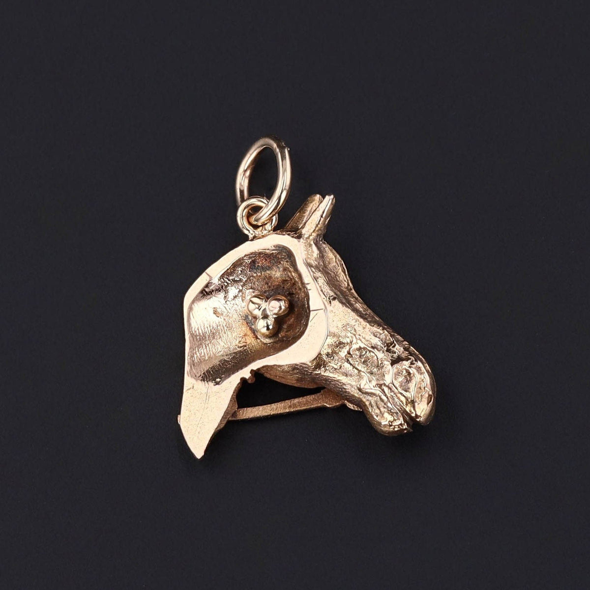 Antique Horse Conversion Charm of 14k Gold - Trademark Antiques