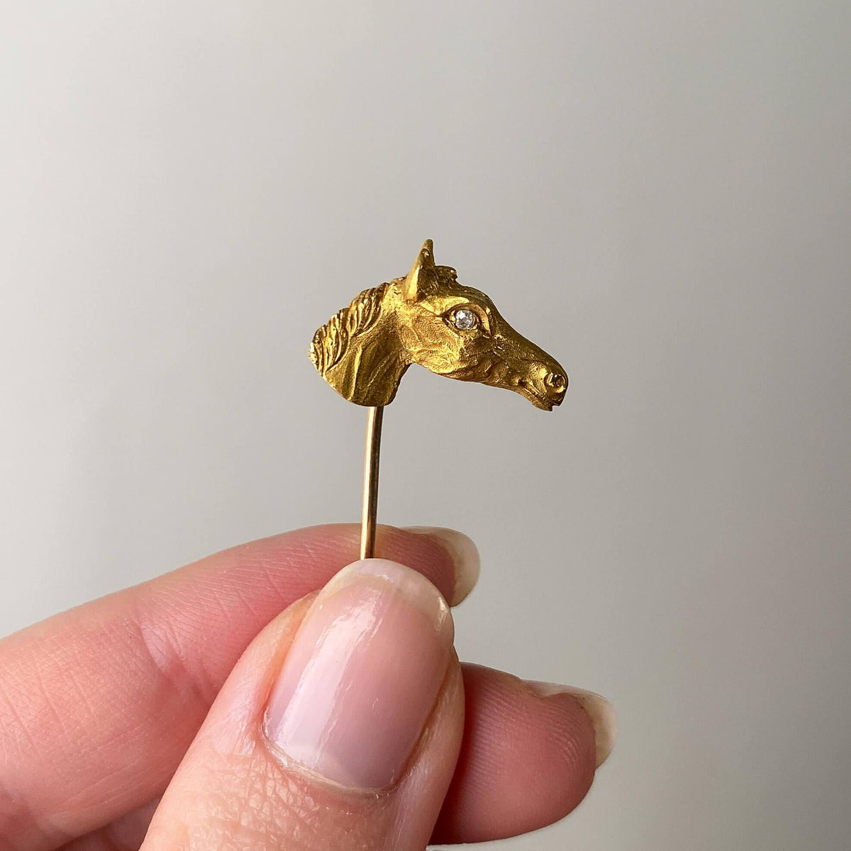 Antique Horse Stickpin of 14k Gold - Trademark Antiques