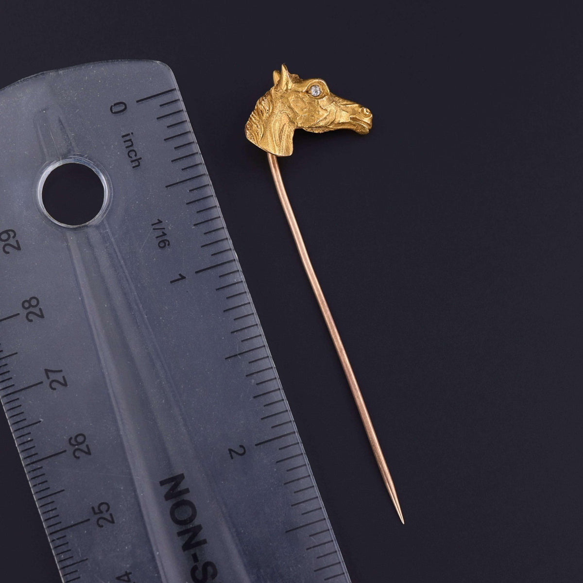 Antique Horse Stickpin of 14k Gold - Trademark Antiques