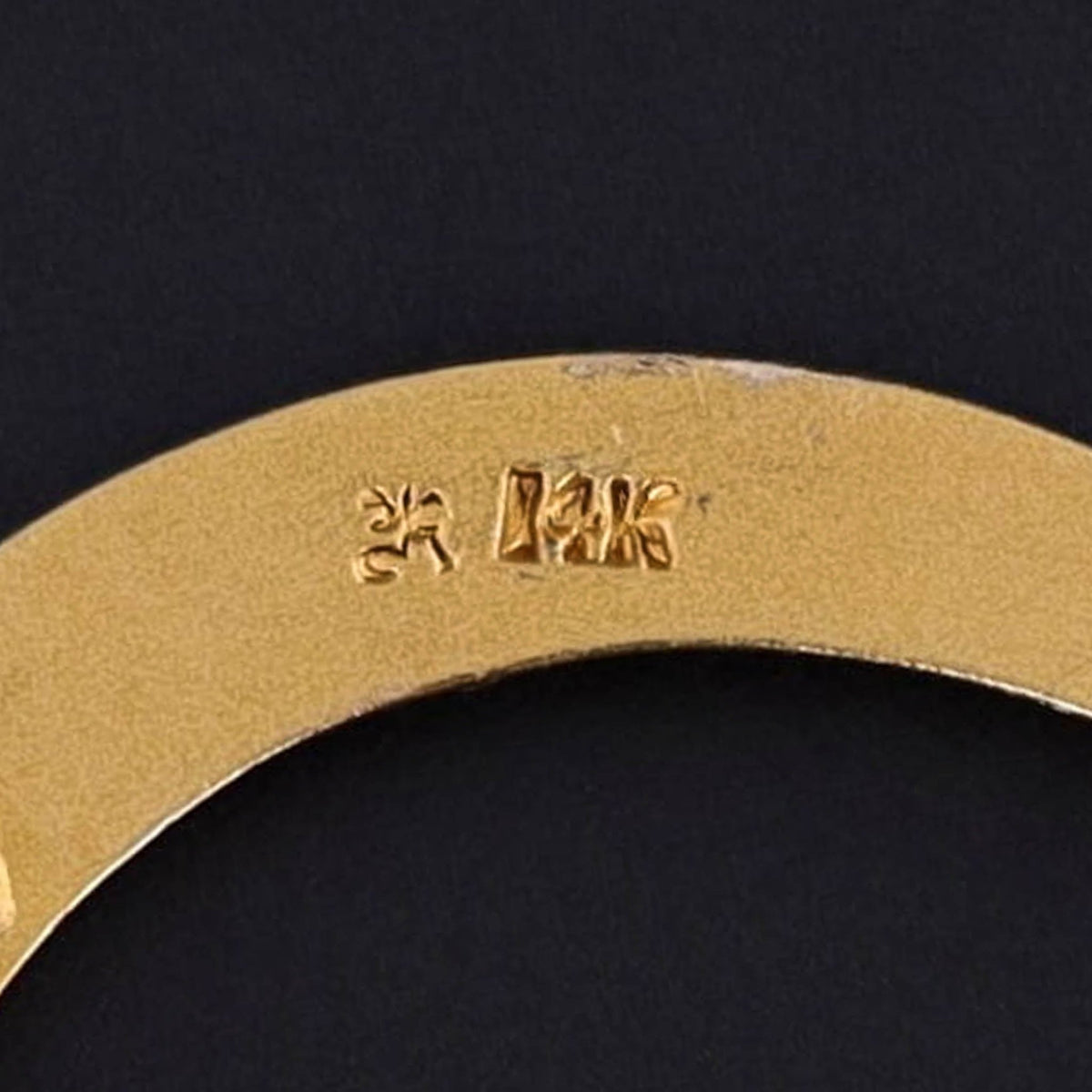 Antique Horseshoe Conversion Charm of 14k Gold - Trademark Antiques