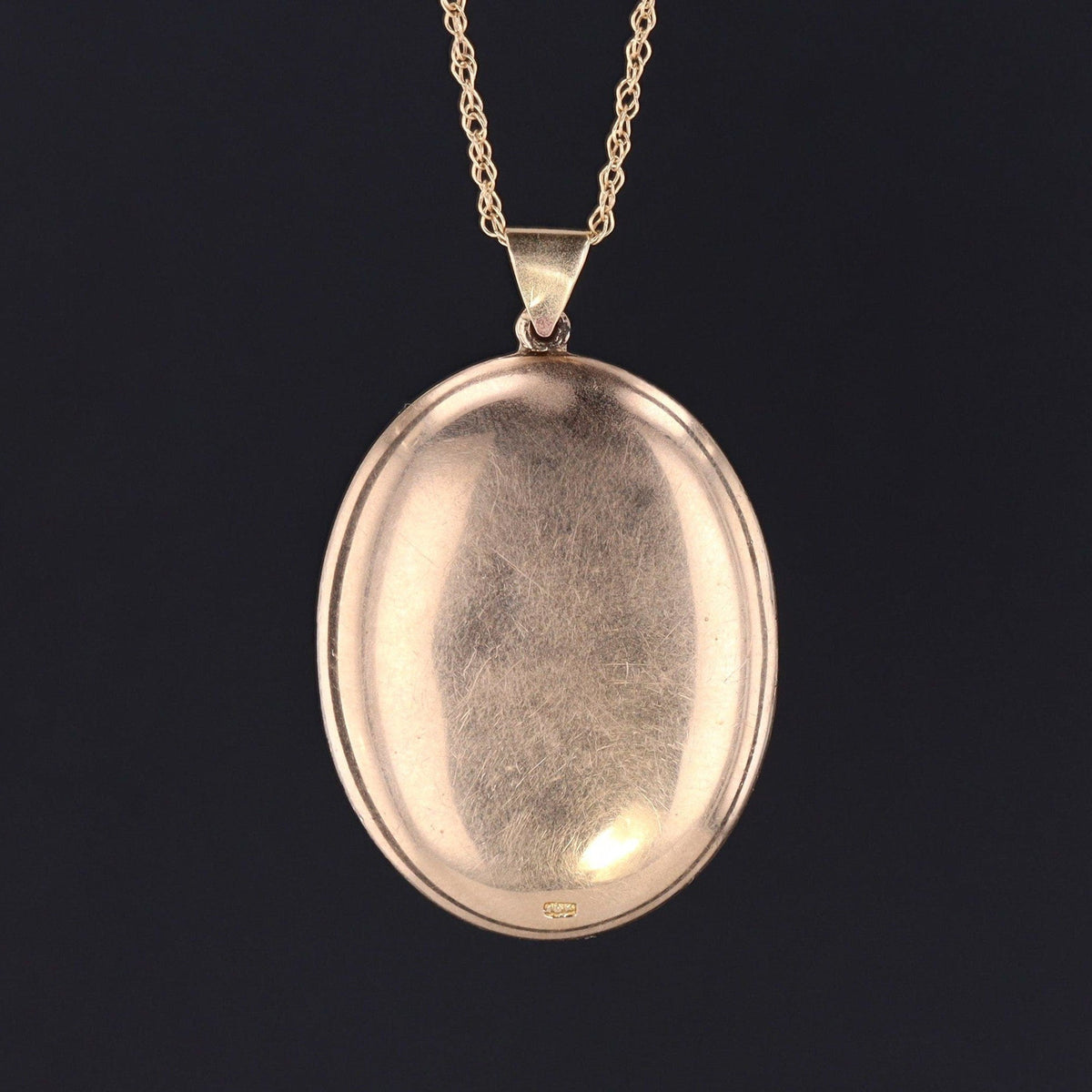 Antique Initial Locket of 10k Gold - Trademark Antiques