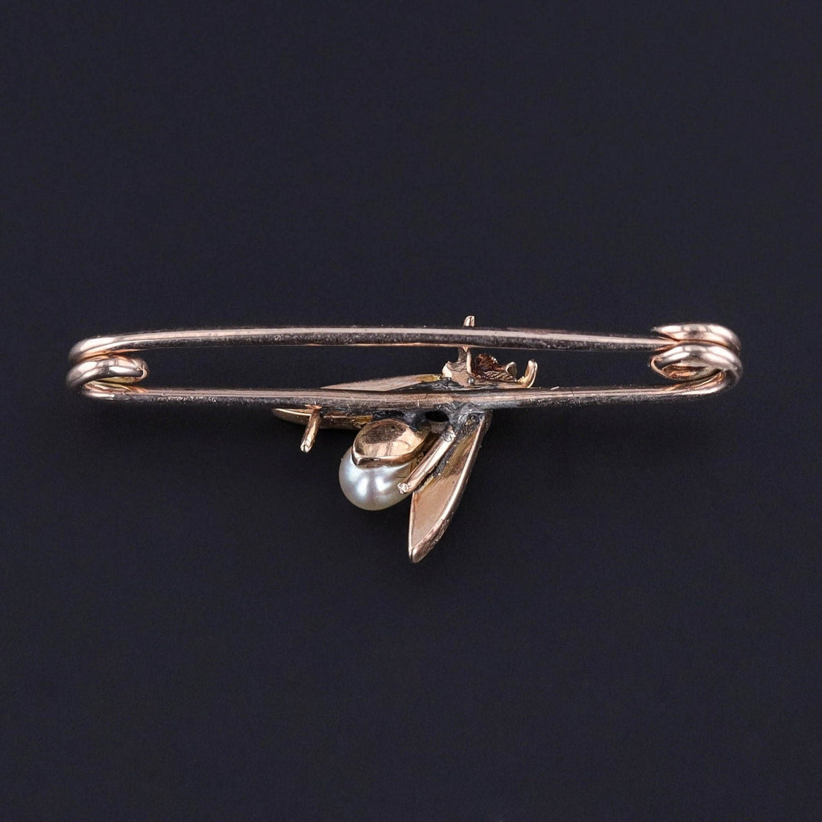 Antique Insect Brooch of 14k Gold - Trademark Antiques