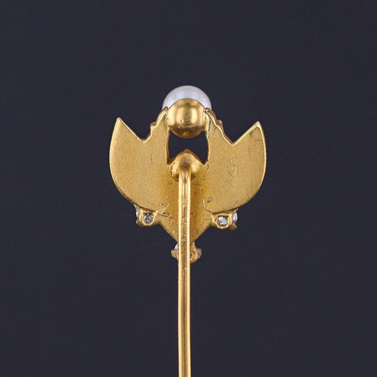Antique Isis Stickpin of 14k Gold - Trademark Antiques