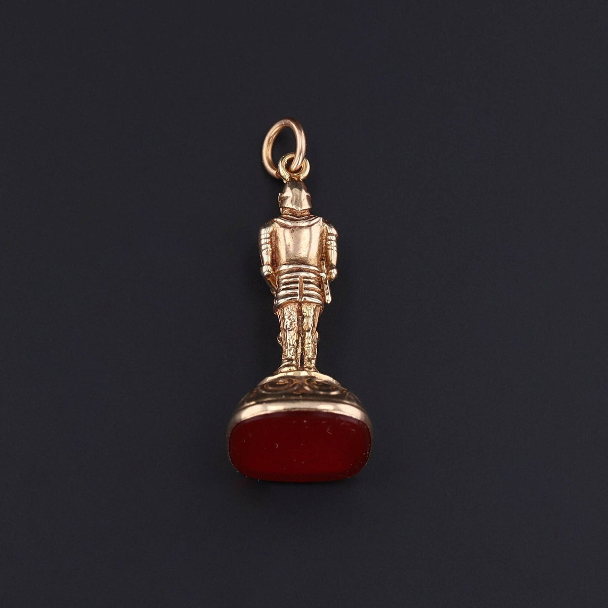 Antique Knight Fob of 9ct Gold - Trademark Antiques