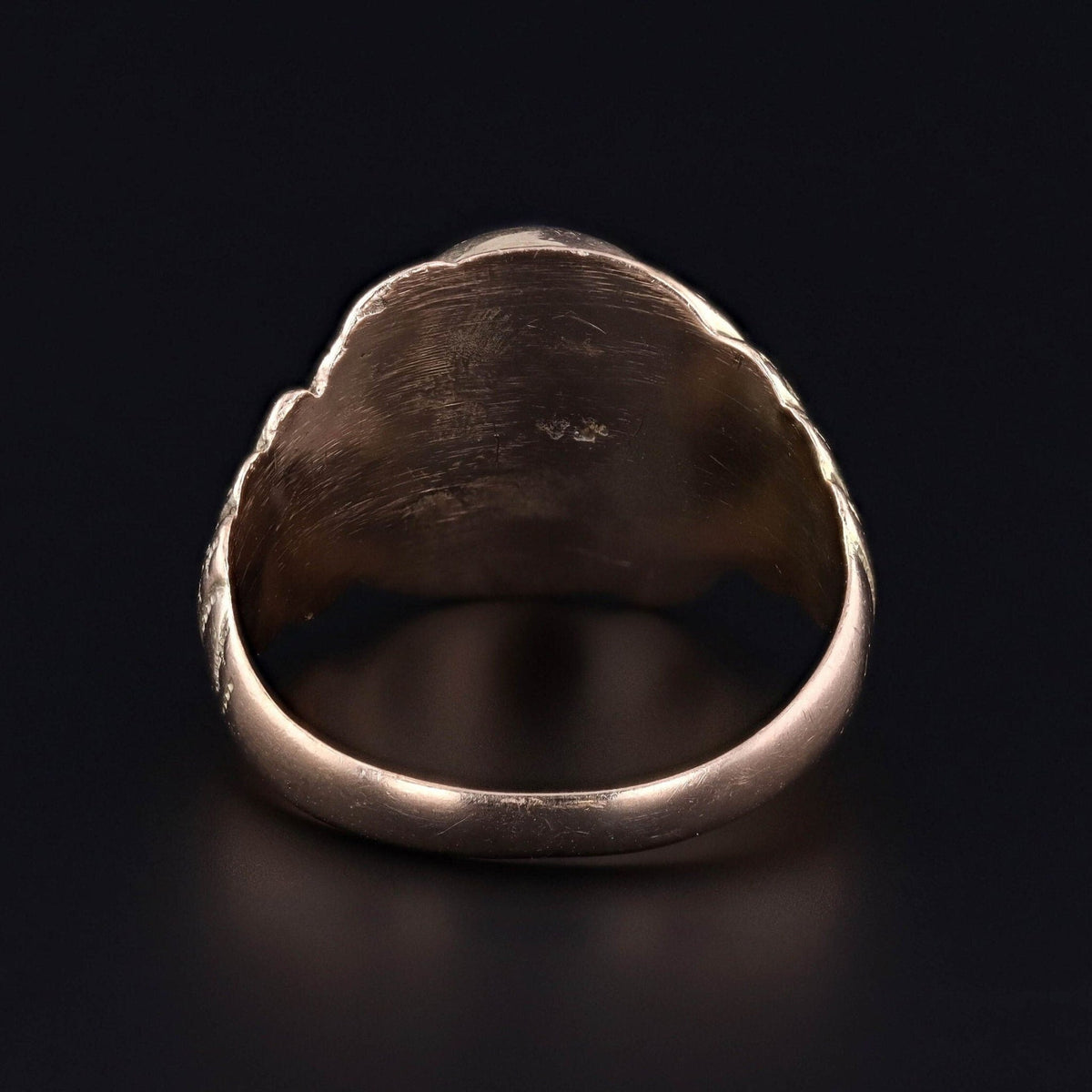 Antique Lapis Lazuli Snake Ring of 10k Gold - Trademark Antiques
