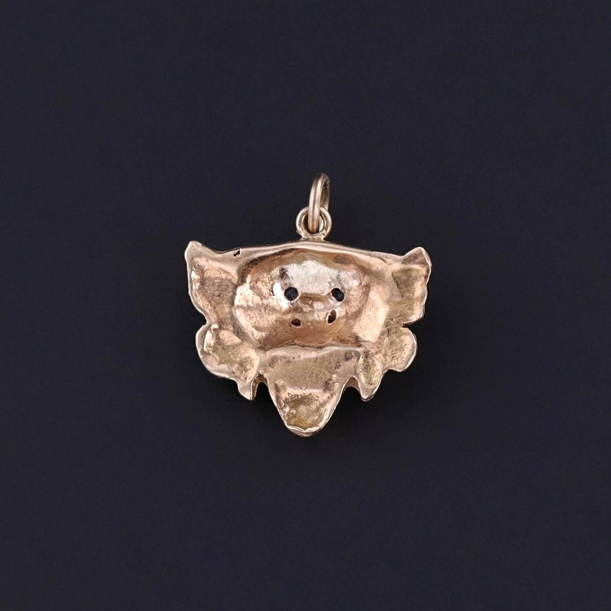 Antique Lion Charm of 14k Gold - Trademark Antiques