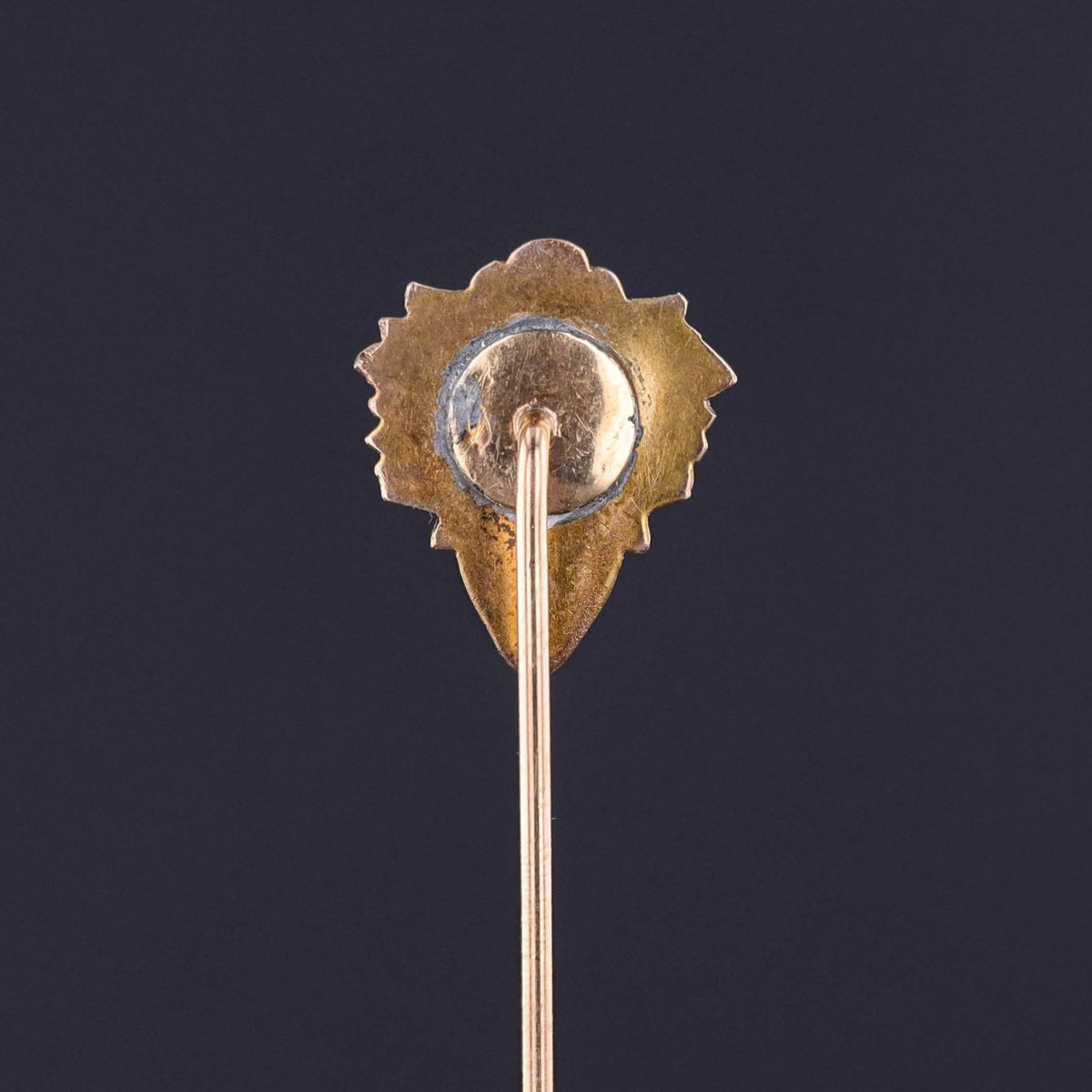 Antique Lion or Chimera Stickpin of 12k and 14k Gold - Trademark Antiques