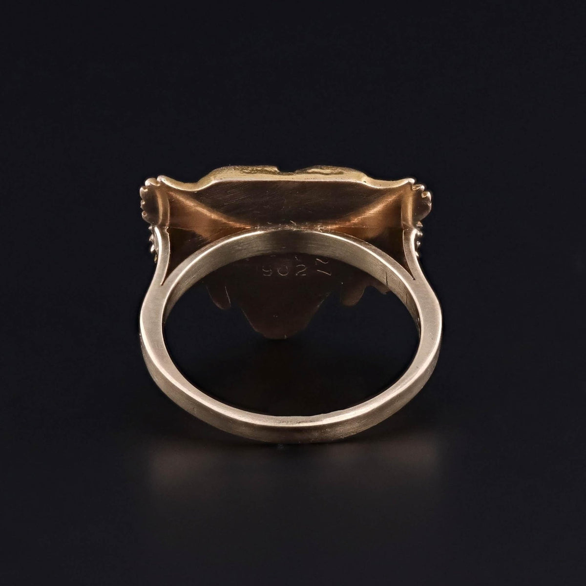 Antique Lion Ring of 14k Gold - Trademark Antiques