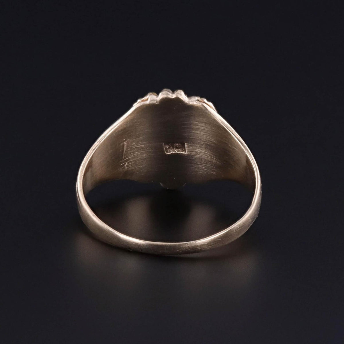 Antique Lion Ring of 14k Gold - Trademark Antiques