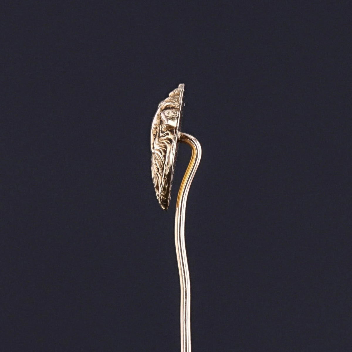 Antique Lion Stickpin of 10k Gold - Trademark Antiques