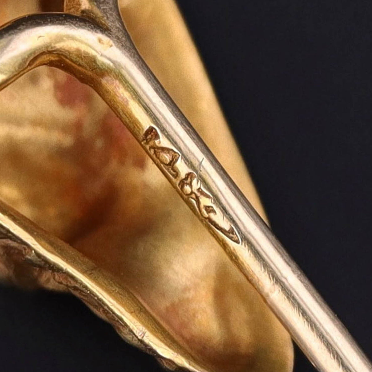 Antique Lion Stickpin of 14k Gold - Trademark Antiques