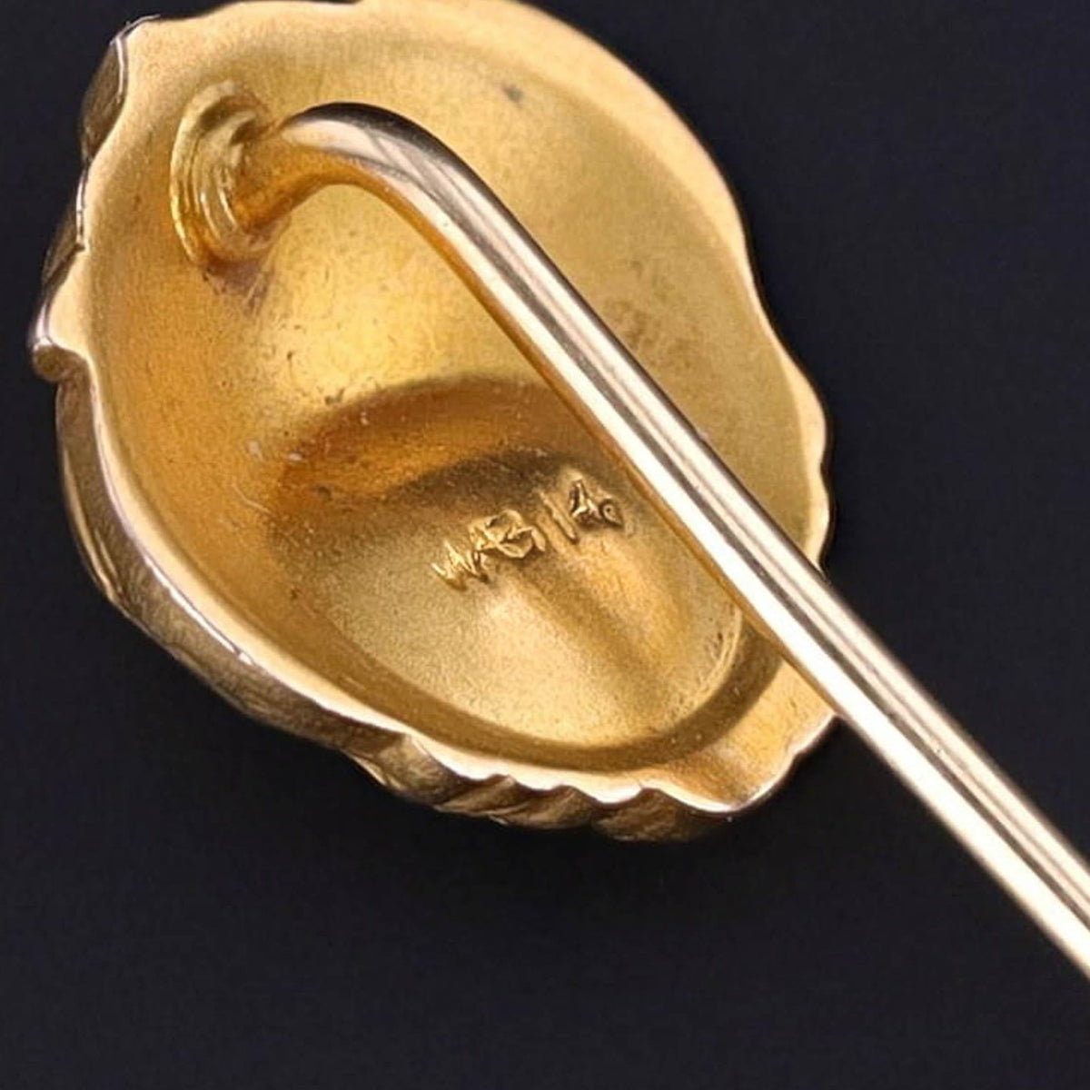 Antique Lion Stickpin of 14k Gold - Trademark Antiques