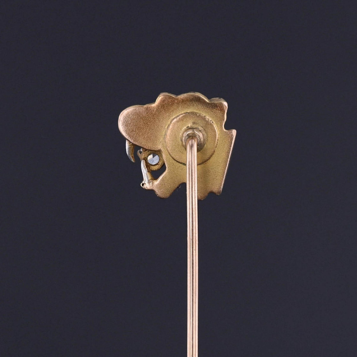 Antique Lioness Stickpin of 14k Gold - Trademark Antiques