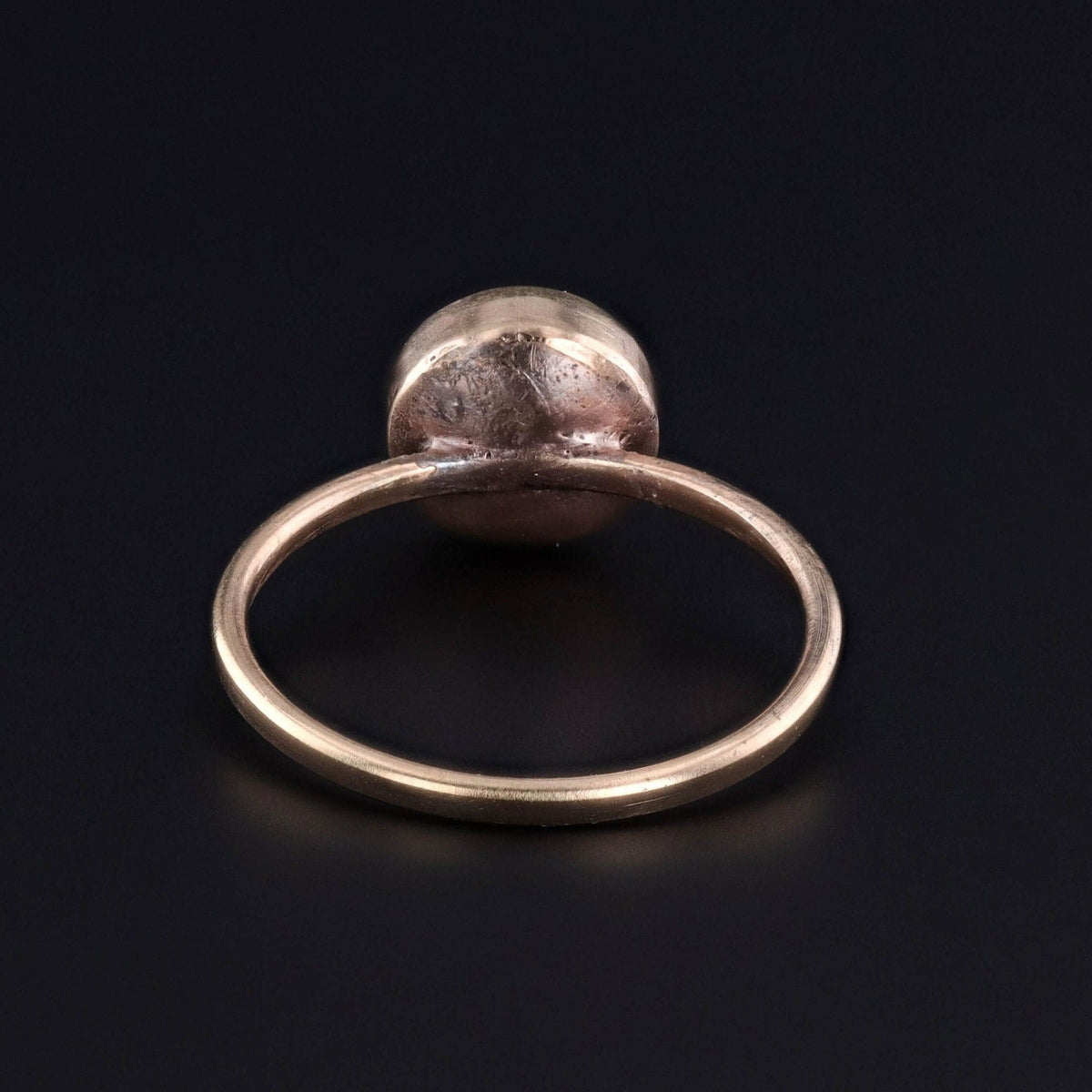 Antique Man in the Moon Ring of 14k Gold - Trademark Antiques