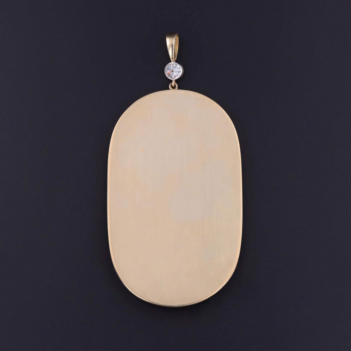 Antique Meiji Era Shakudo Pendant in 14k Gold - Trademark Antiques