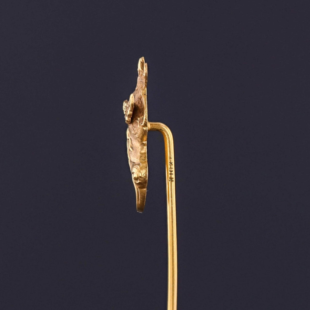 Antique Mercury or Hermes Stickpin of 10k Gold - Trademark Antiques