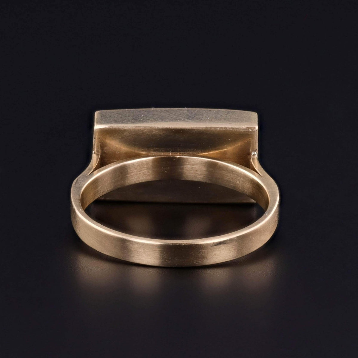 Antique Micromosaic Pegasus Ring of 14k Gold - Trademark Antiques