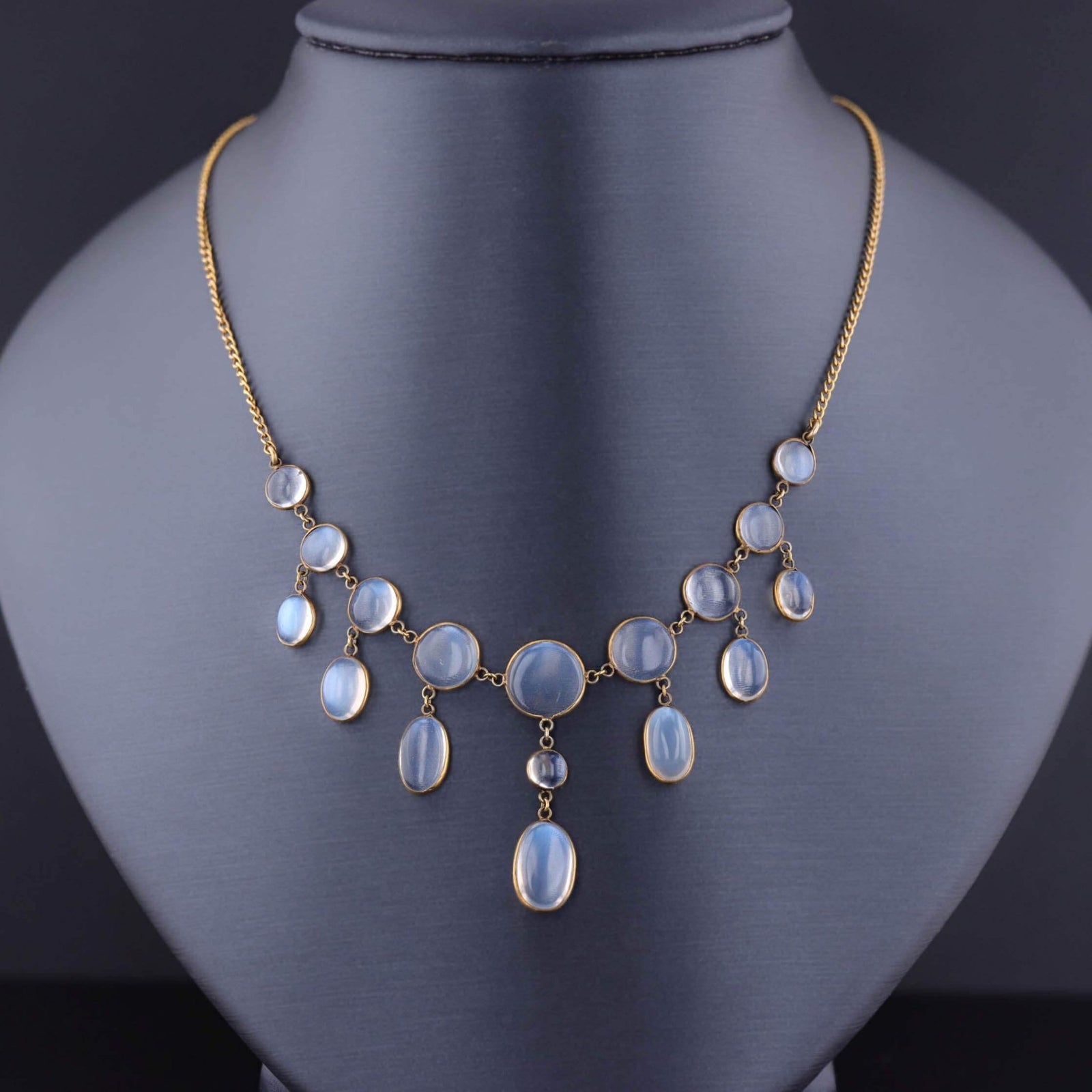 Antique Moonstone Necklace - Trademark Antiques