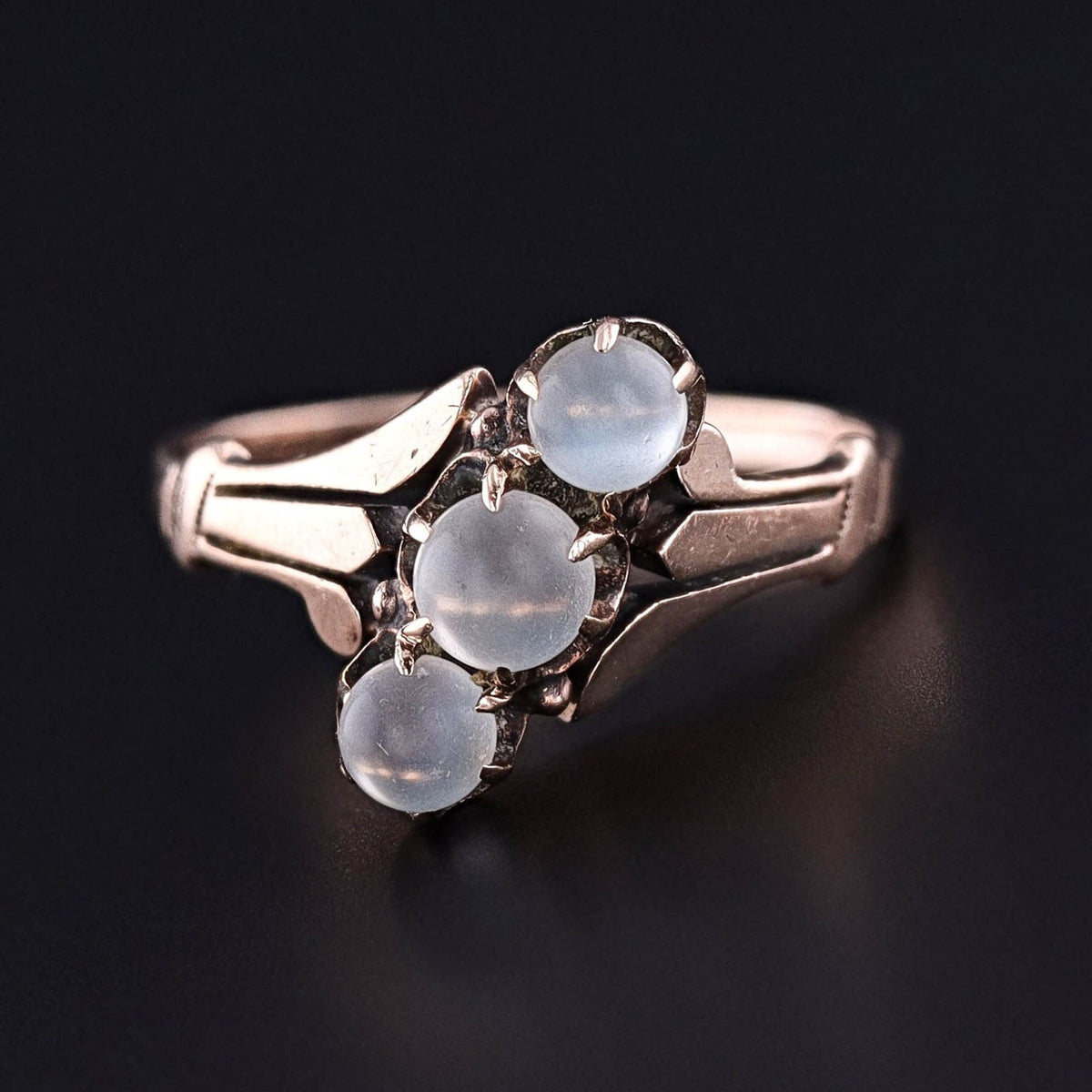 Antique Moonstone Ring of 10k Gold - Trademark Antiques
