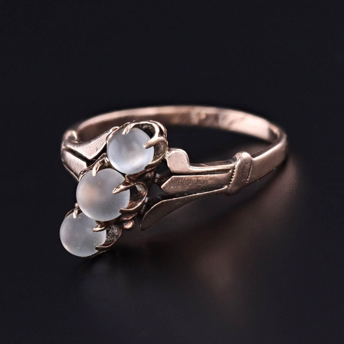 Antique Moonstone Ring of 10k Gold - Trademark Antiques