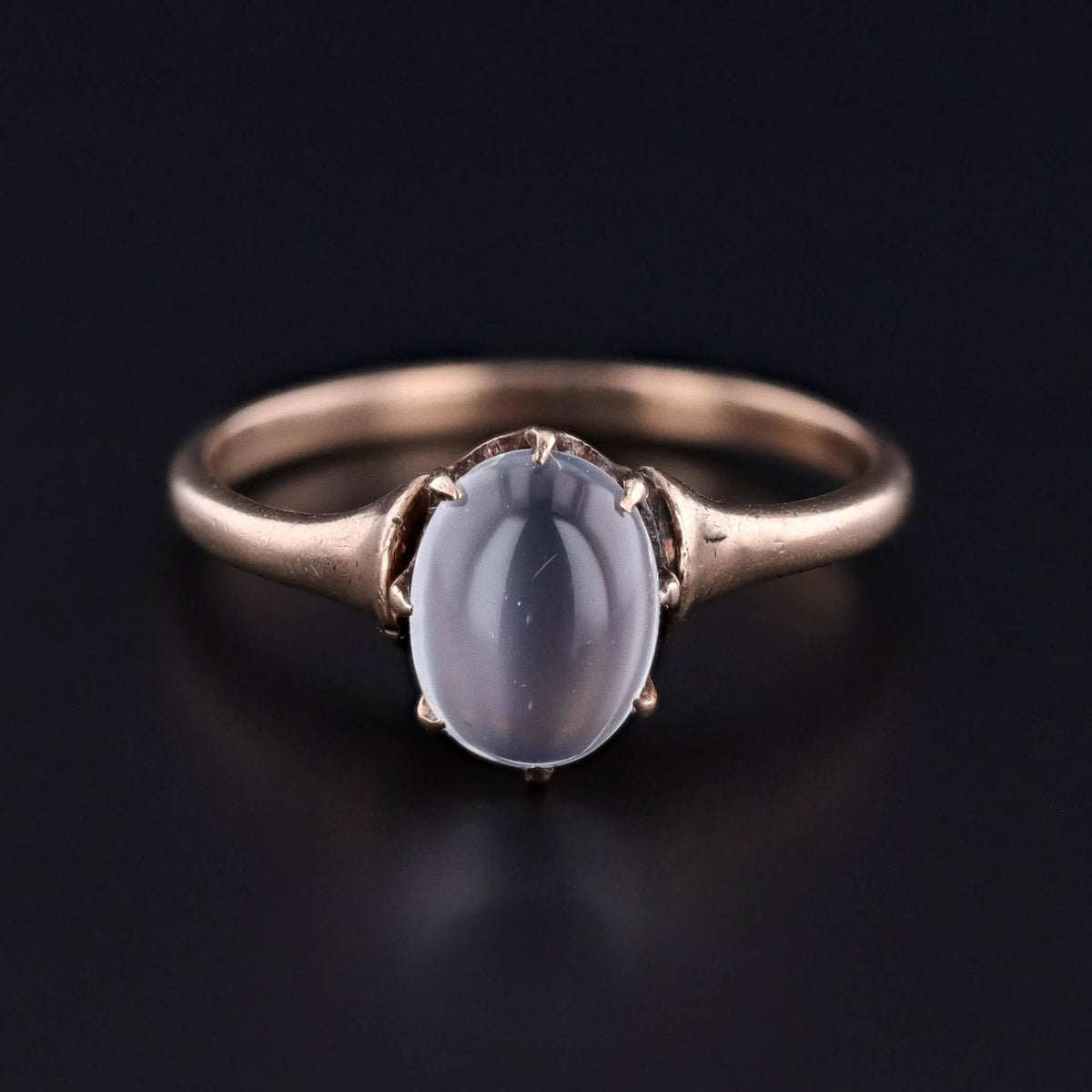 Antique Moonstone Ring of 10k Gold - Trademark Antiques