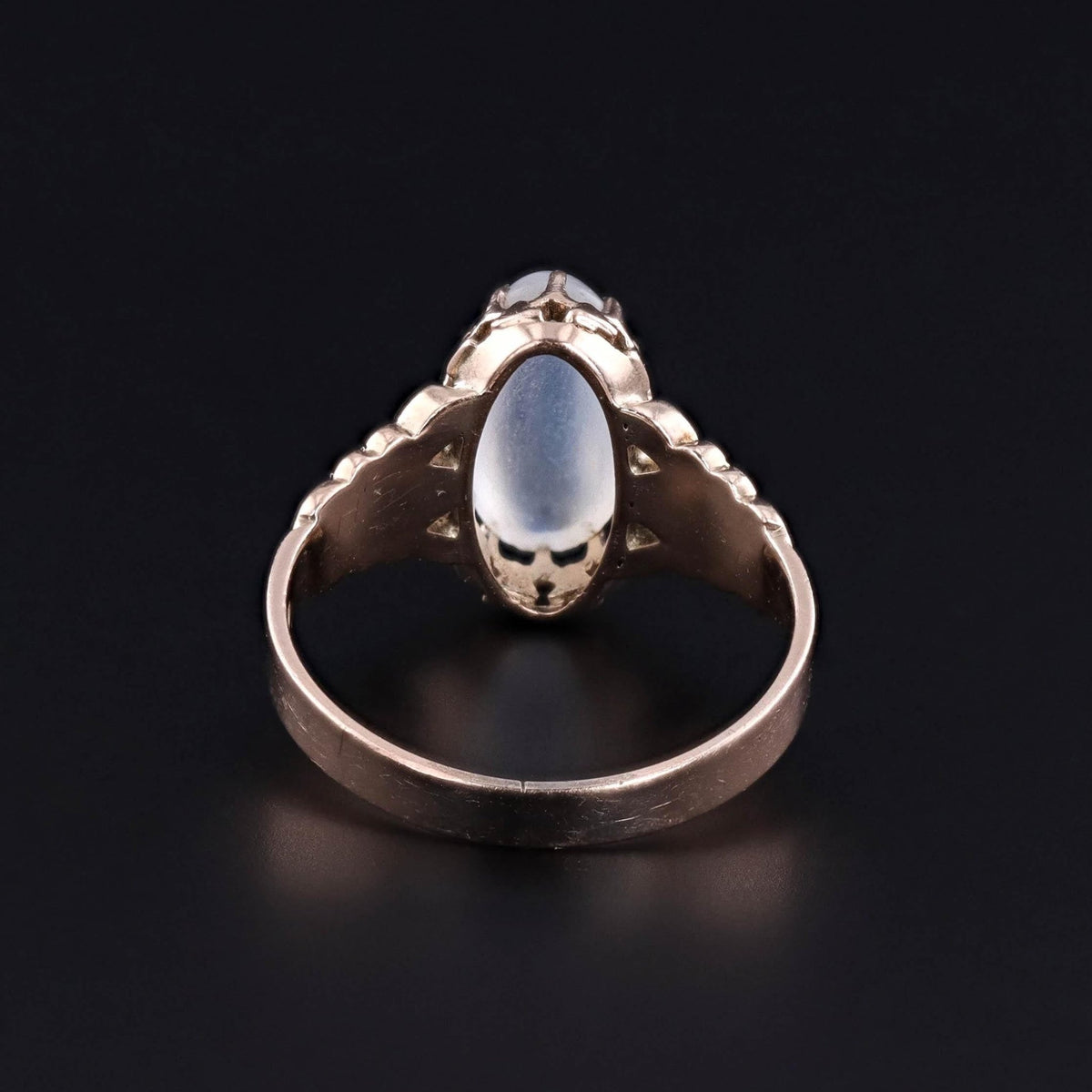 Antique Moonstone Ring of 10k Gold - Trademark Antiques