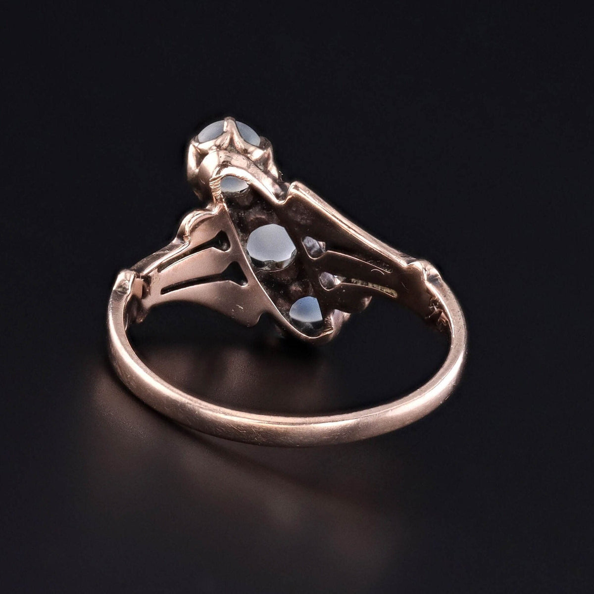 Antique Moonstone Ring of 10k Gold - Trademark Antiques
