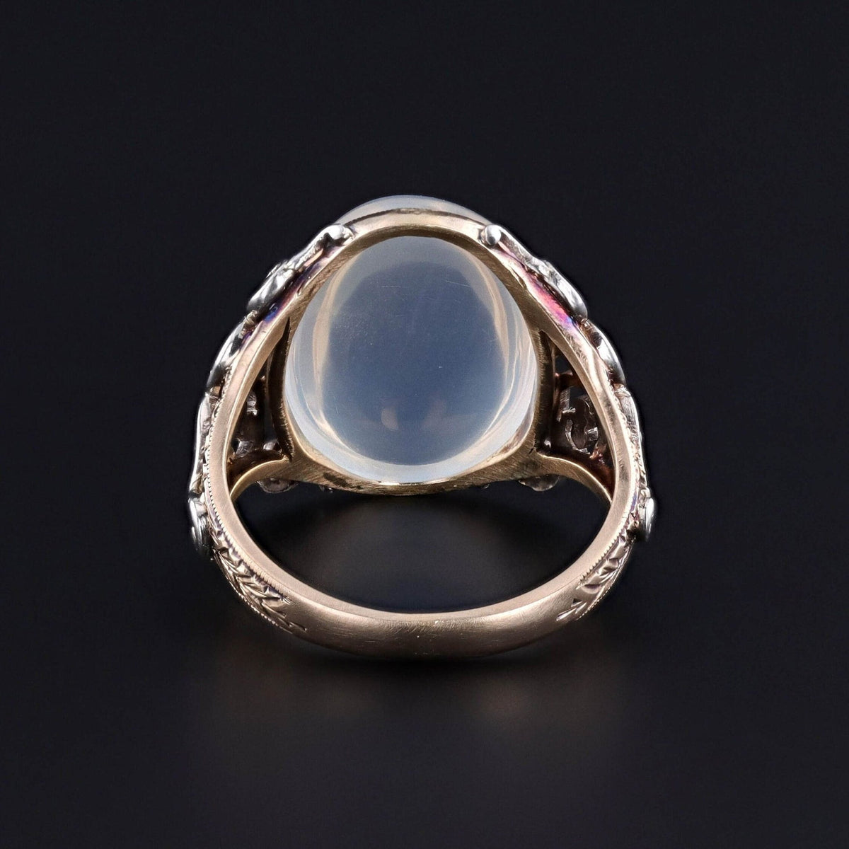 Antique Moonstone Ring of 14k Gold - Trademark Antiques