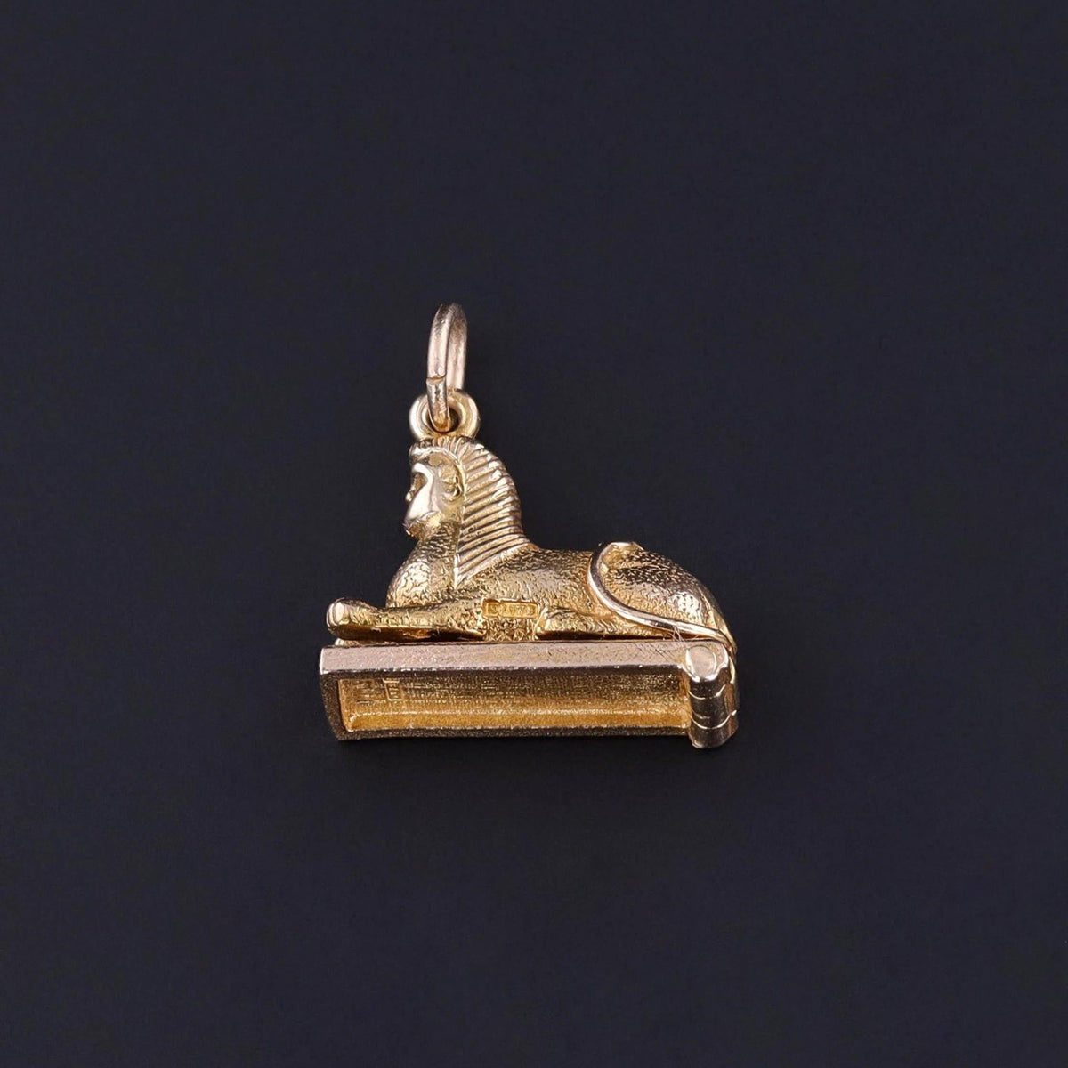 Antique Moveable Sphinx Charm of 9ct Gold - Trademark Antiques