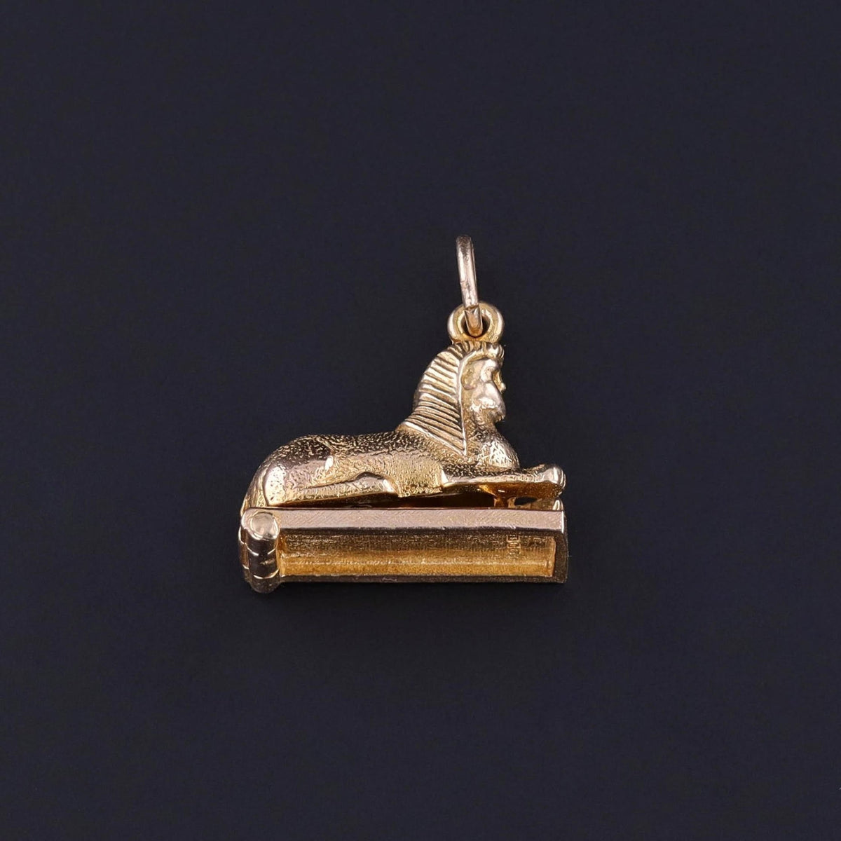 Antique Moveable Sphinx Charm of 9ct Gold - Trademark Antiques