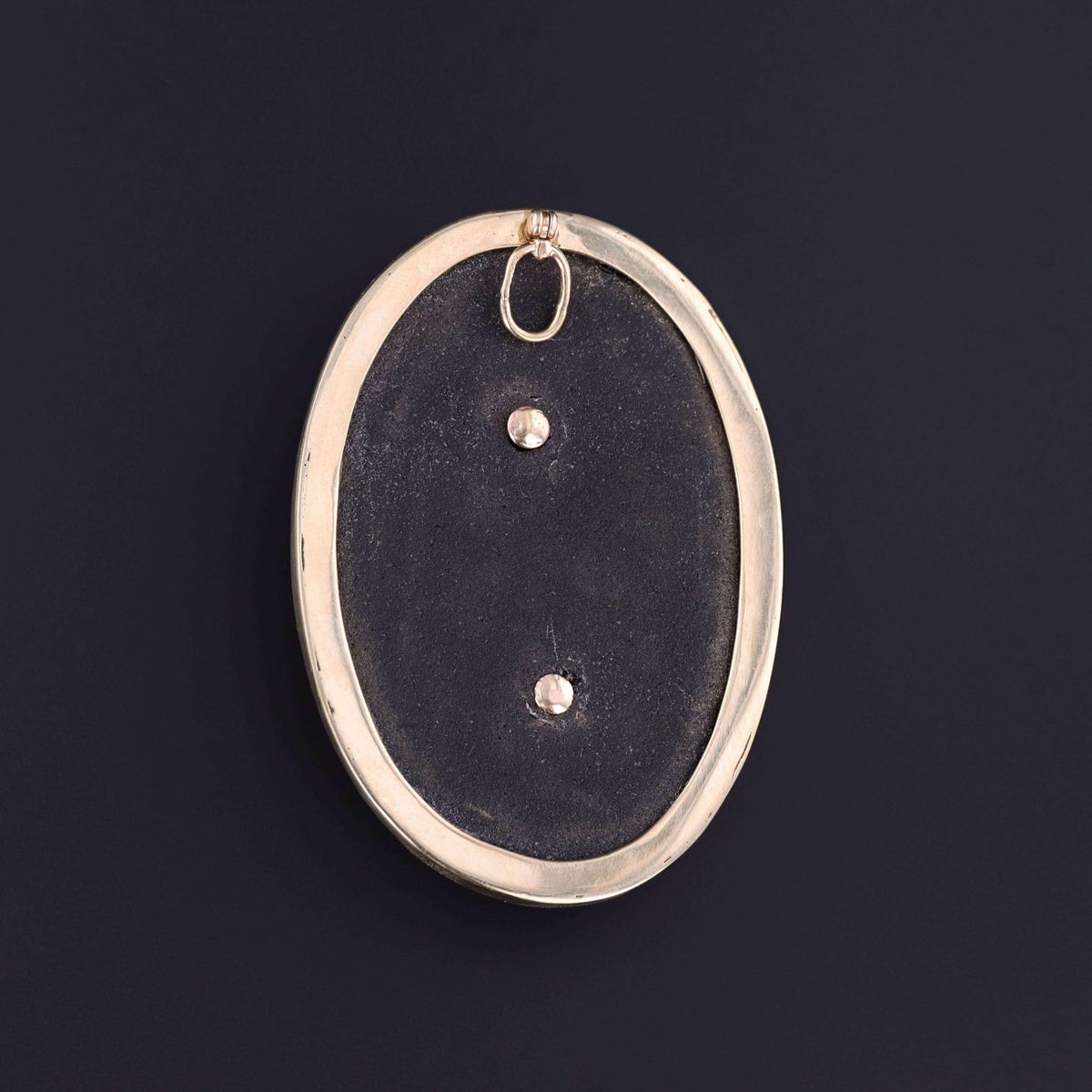 Antique Onyx Hand Pendant of 9ct Gold - Trademark Antiques