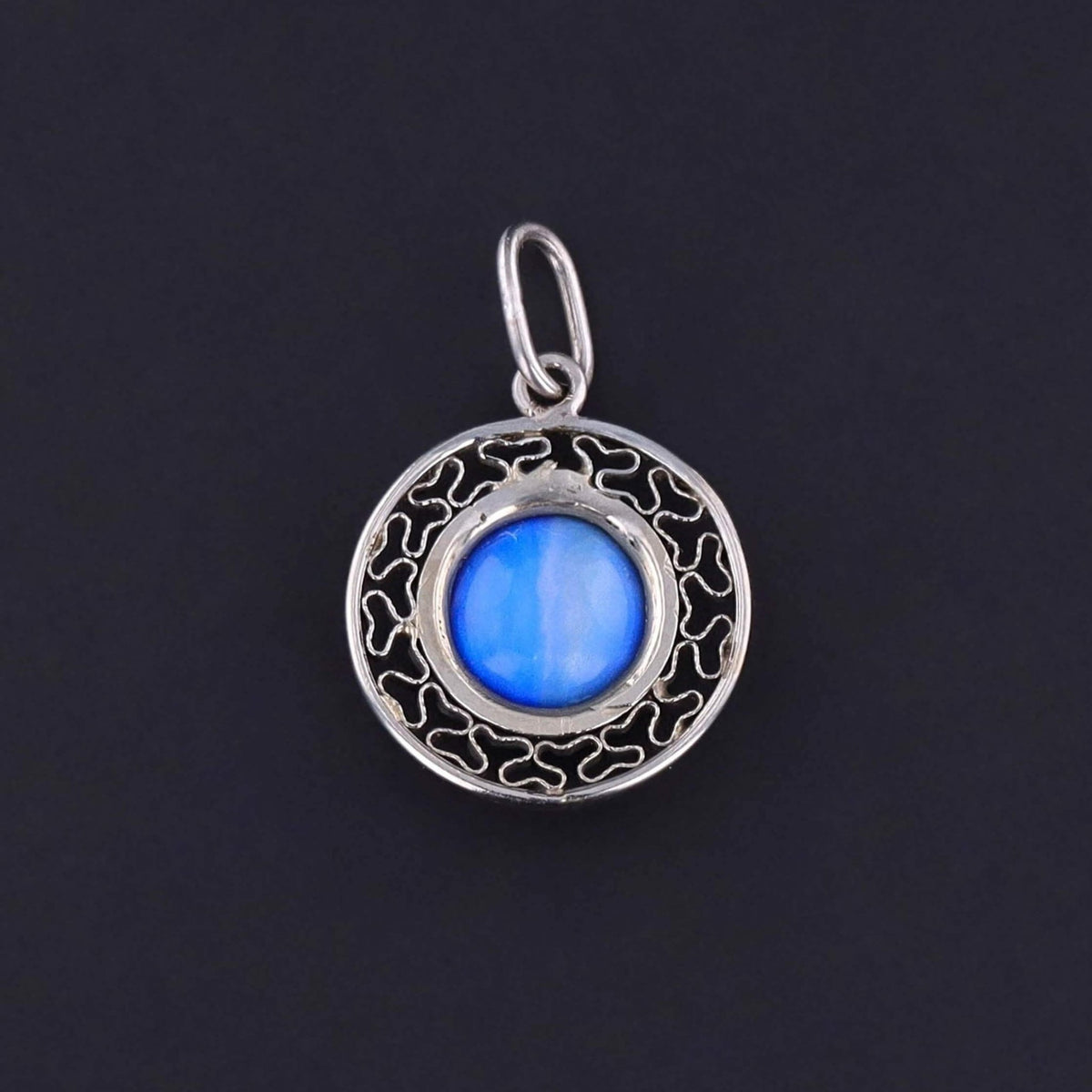 Antique Opal Charm of 18k Gold - Trademark Antiques