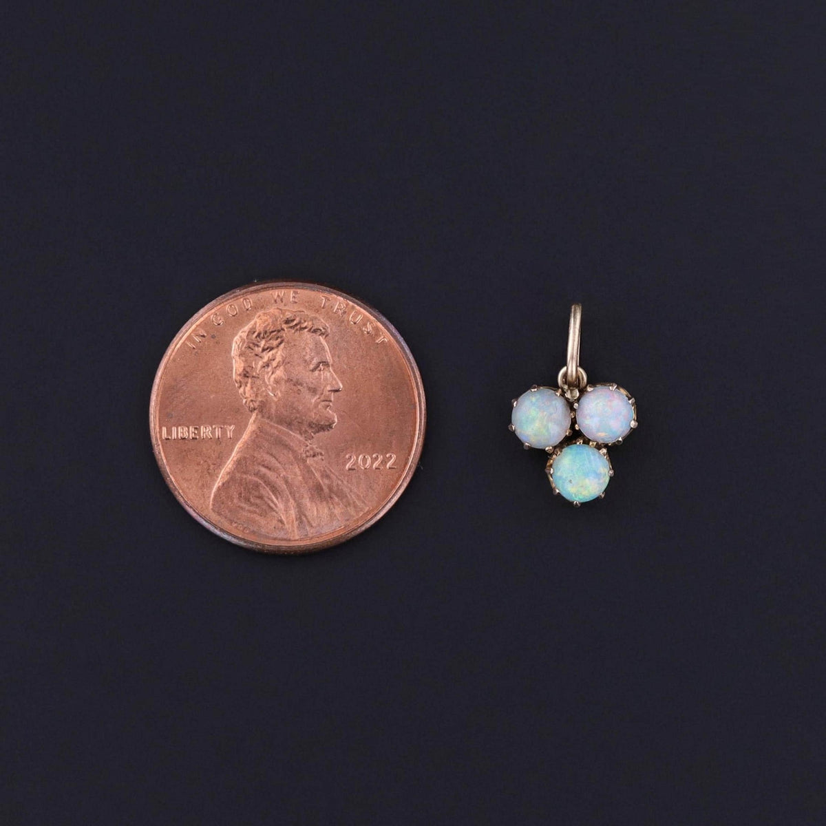 Antique Opal Charm of 9ct Gold - Trademark Antiques