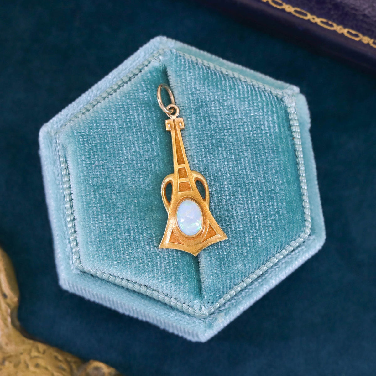 Antique Opal Conversion Pendant of 14k Gold - Trademark Antiques