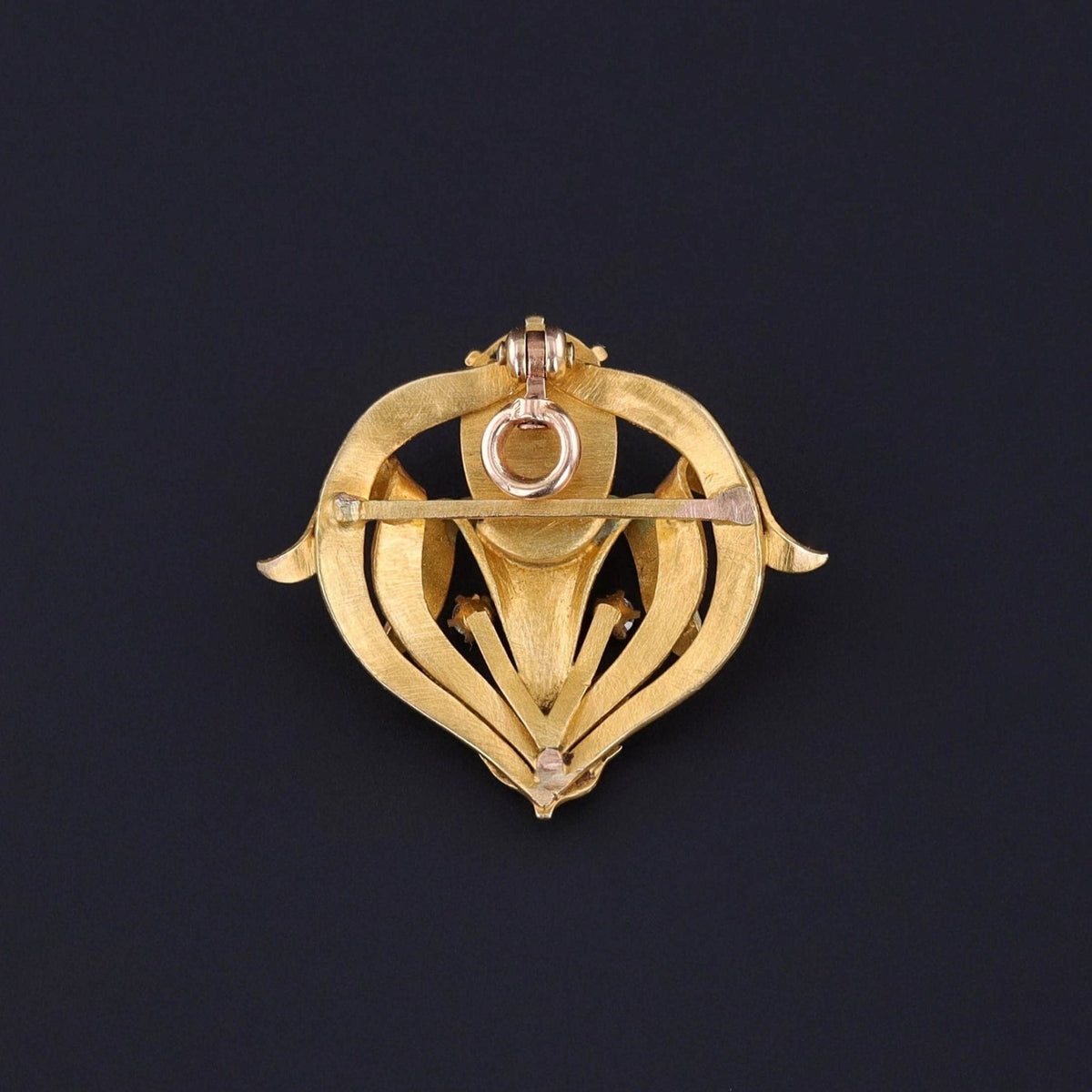 Antique Opal Flower Pendant of 14k Gold - Trademark Antiques