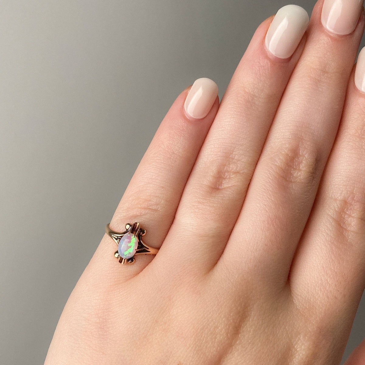 Antique Opal Ring of 10k Gold - Trademark Antiques