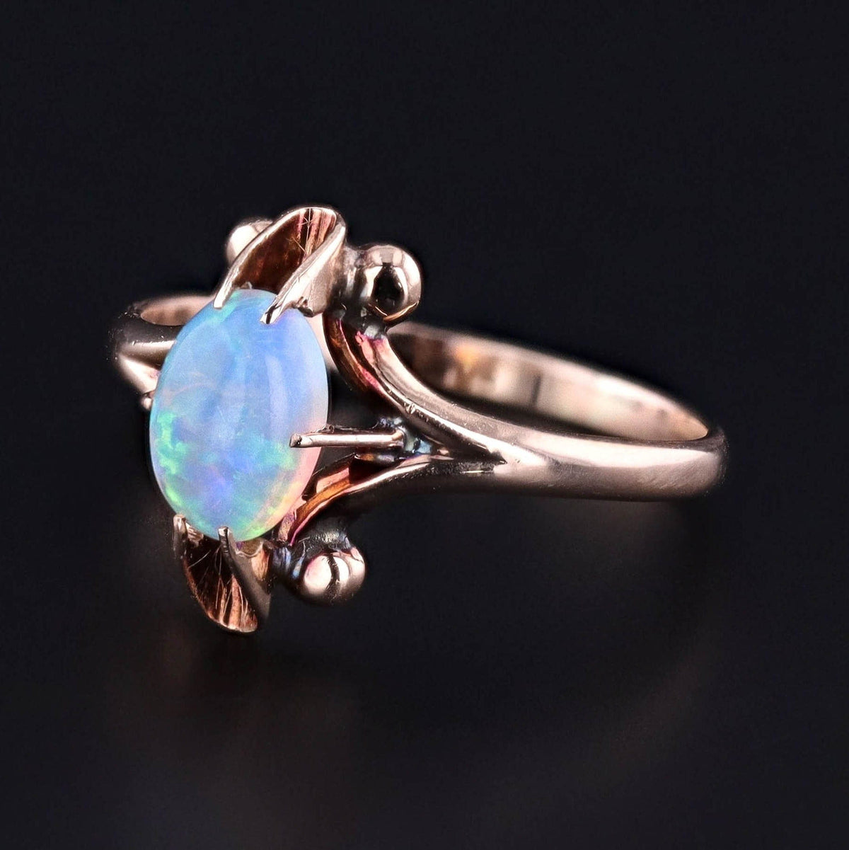 Antique Opal Ring of 10k Gold - Trademark Antiques