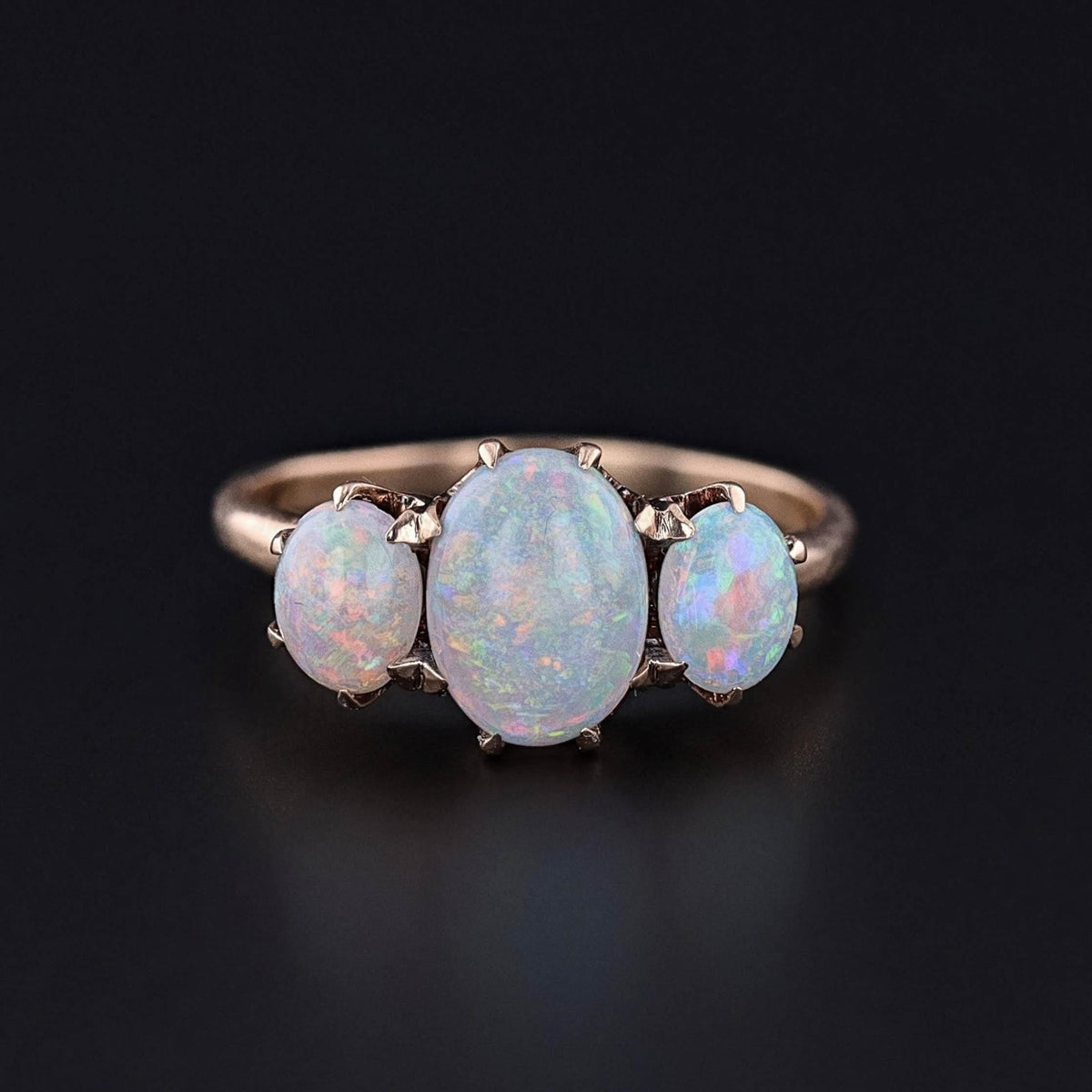 Antique Opal Ring of 10k Gold - Trademark Antiques