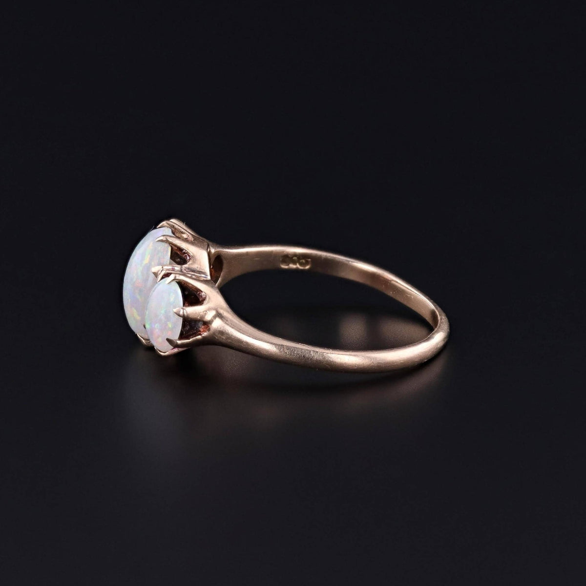 Antique Opal Ring of 10k Gold - Trademark Antiques