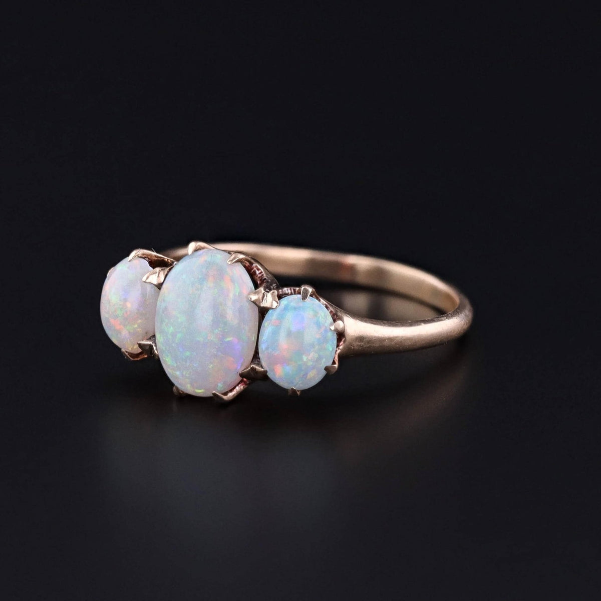 Antique Opal Ring of 10k Gold - Trademark Antiques