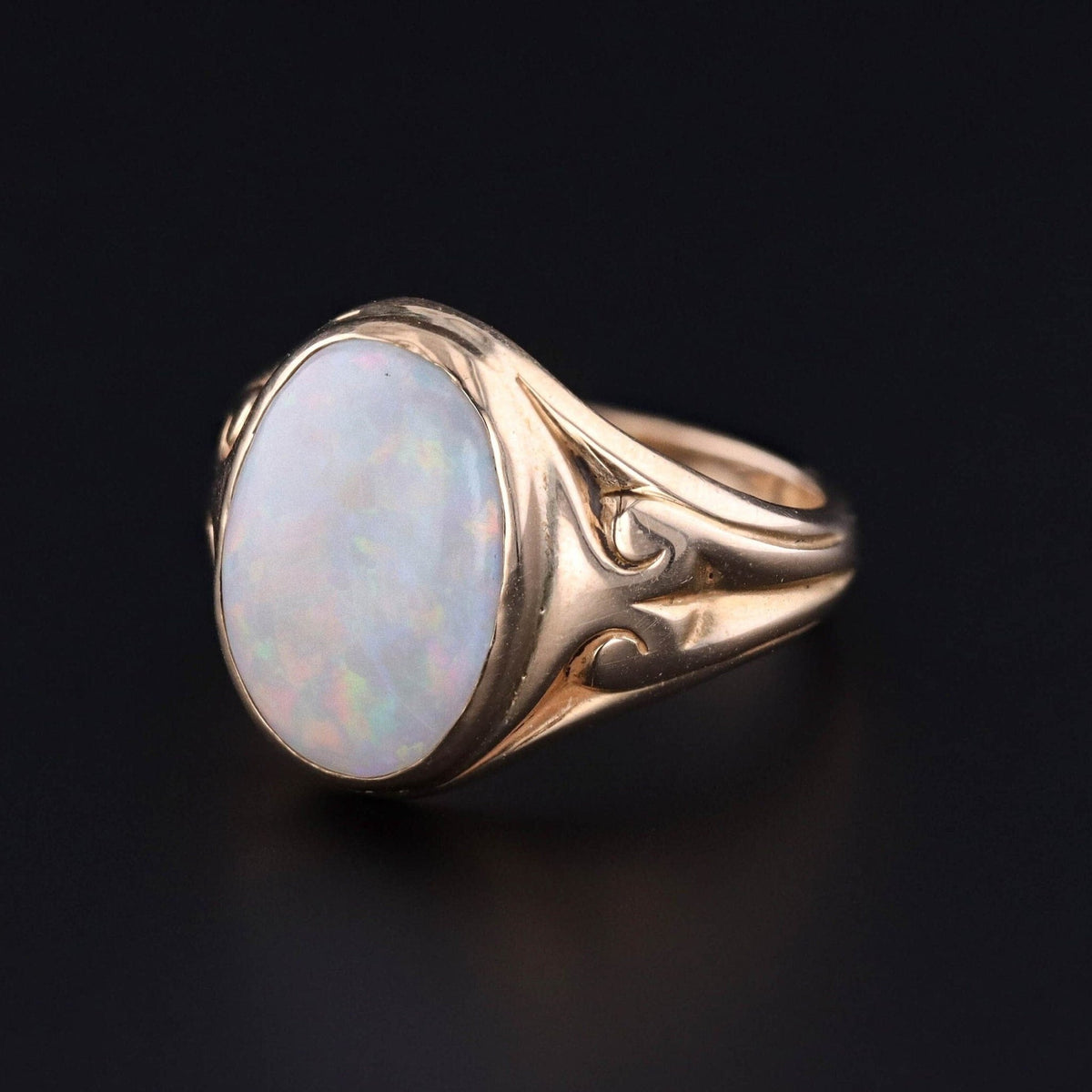 Antique Opal Ring of 14k Gold - Trademark Antiques
