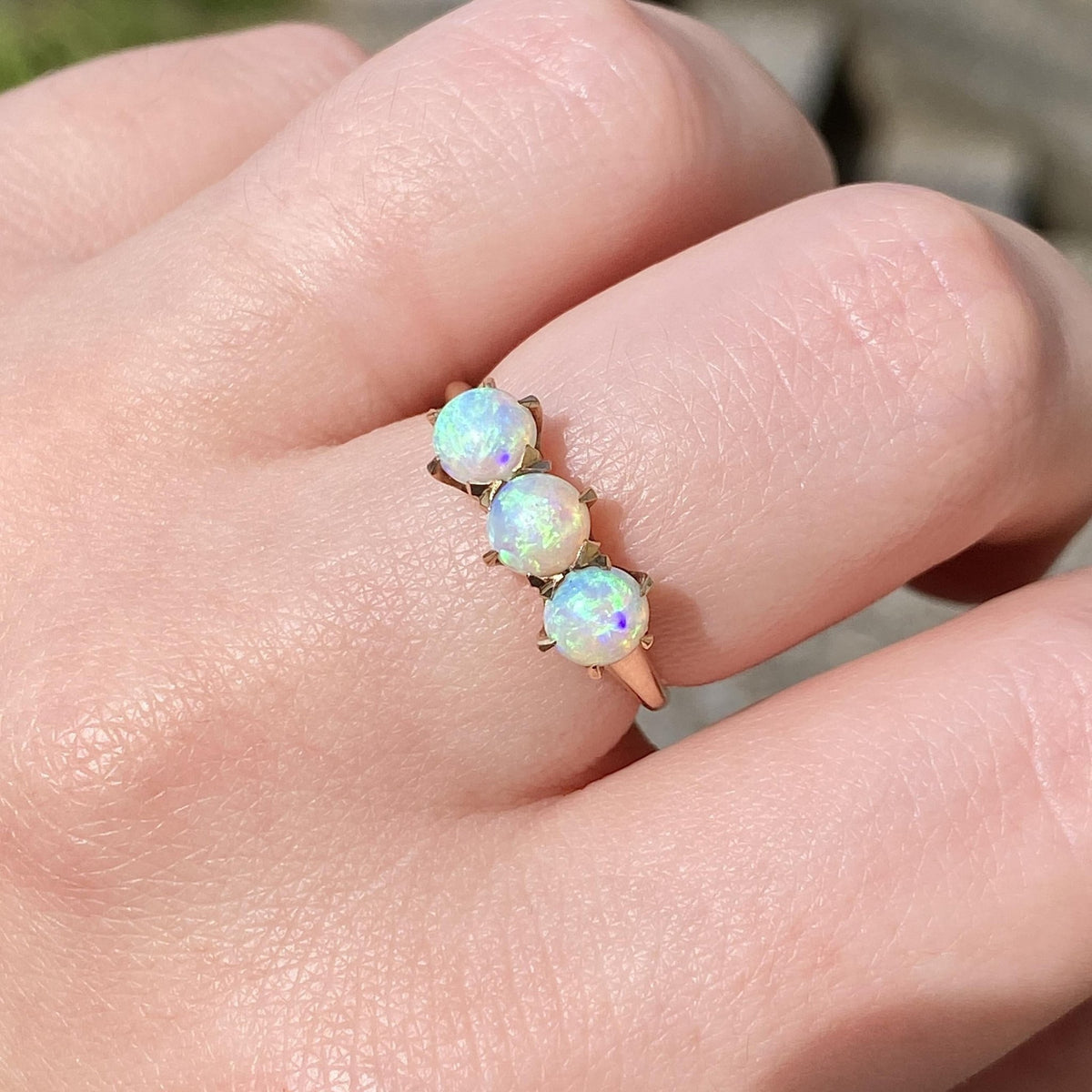 Antique Opal Ring of 14k Gold - Trademark Antiques