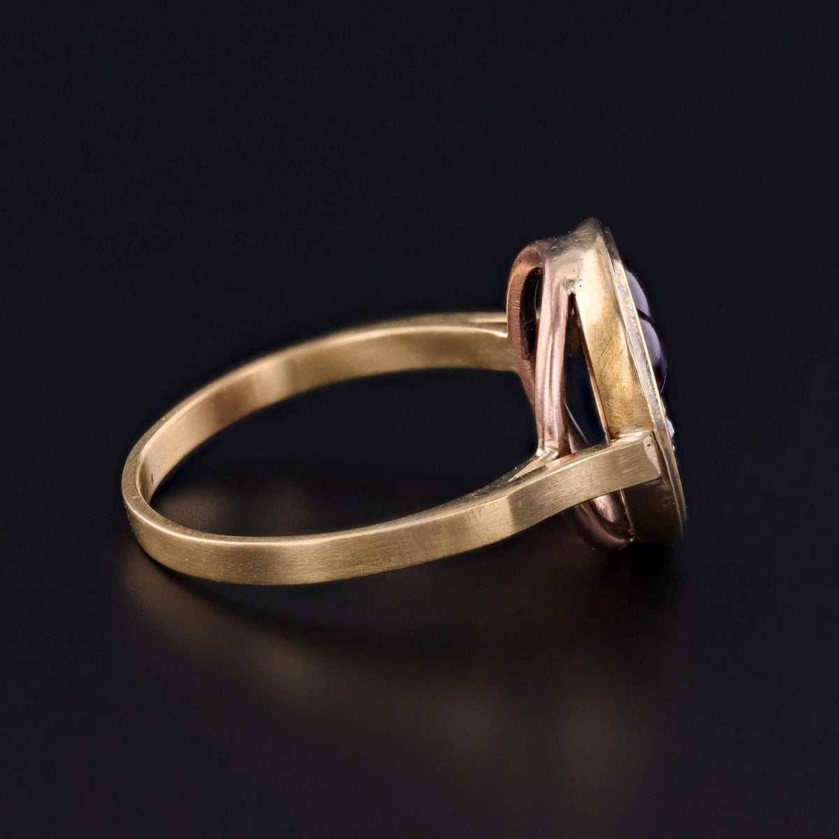 Antique Pansy Ring of 18k Gold - Trademark Antiques