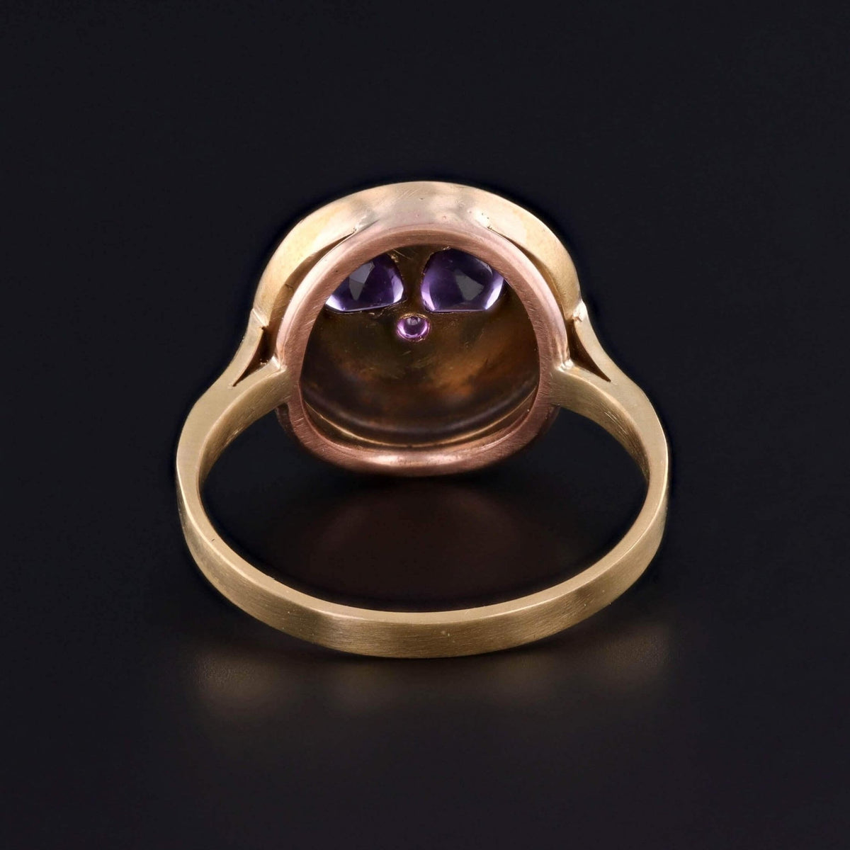 Antique Pansy Ring of 18k Gold - Trademark Antiques