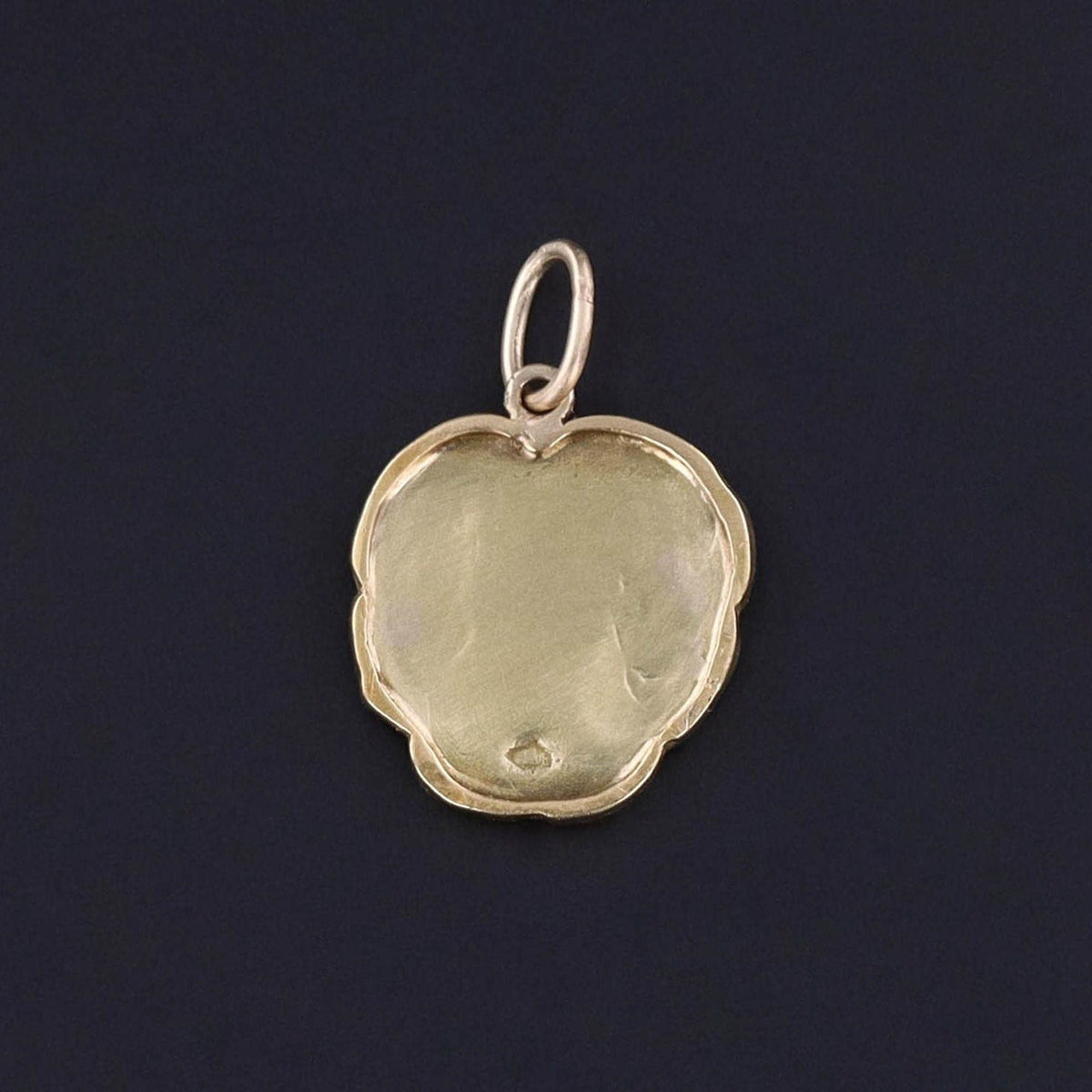 Antique Pansy Woman Charm of 18k Gold - Trademark Antiques