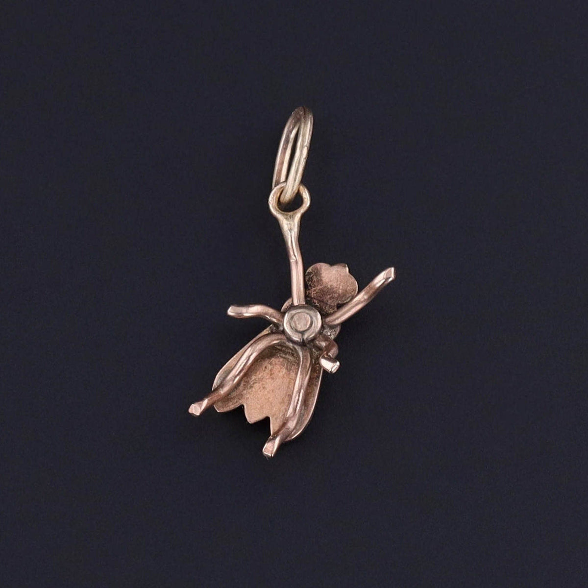 Antique Pearl Insect Charm of 10k Gold - Trademark Antiques