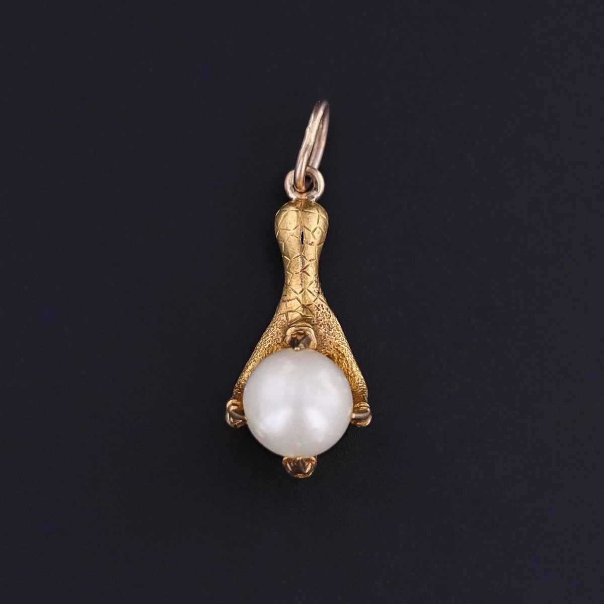 Antique Pearl Talon Charm - Trademark Antiques