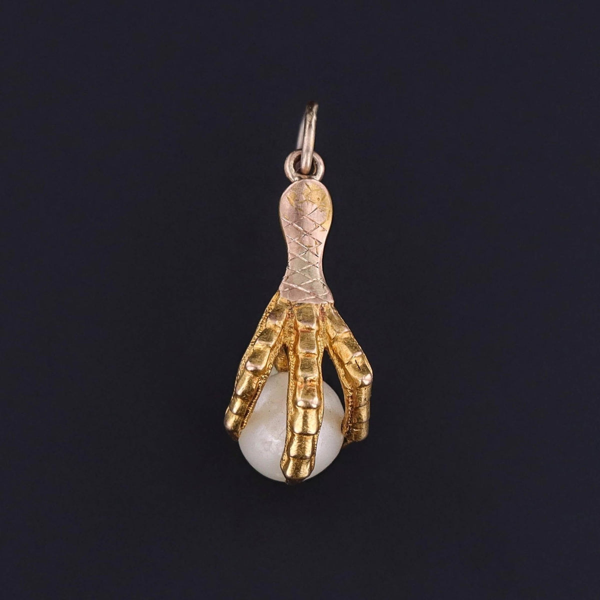 Antique Pearl Talon Charm - Trademark Antiques