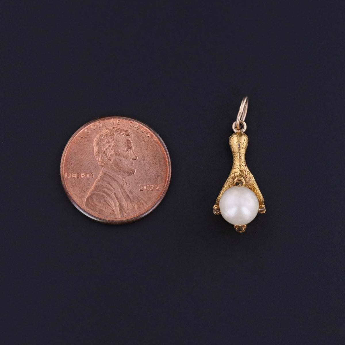 Antique Pearl Talon Charm - Trademark Antiques