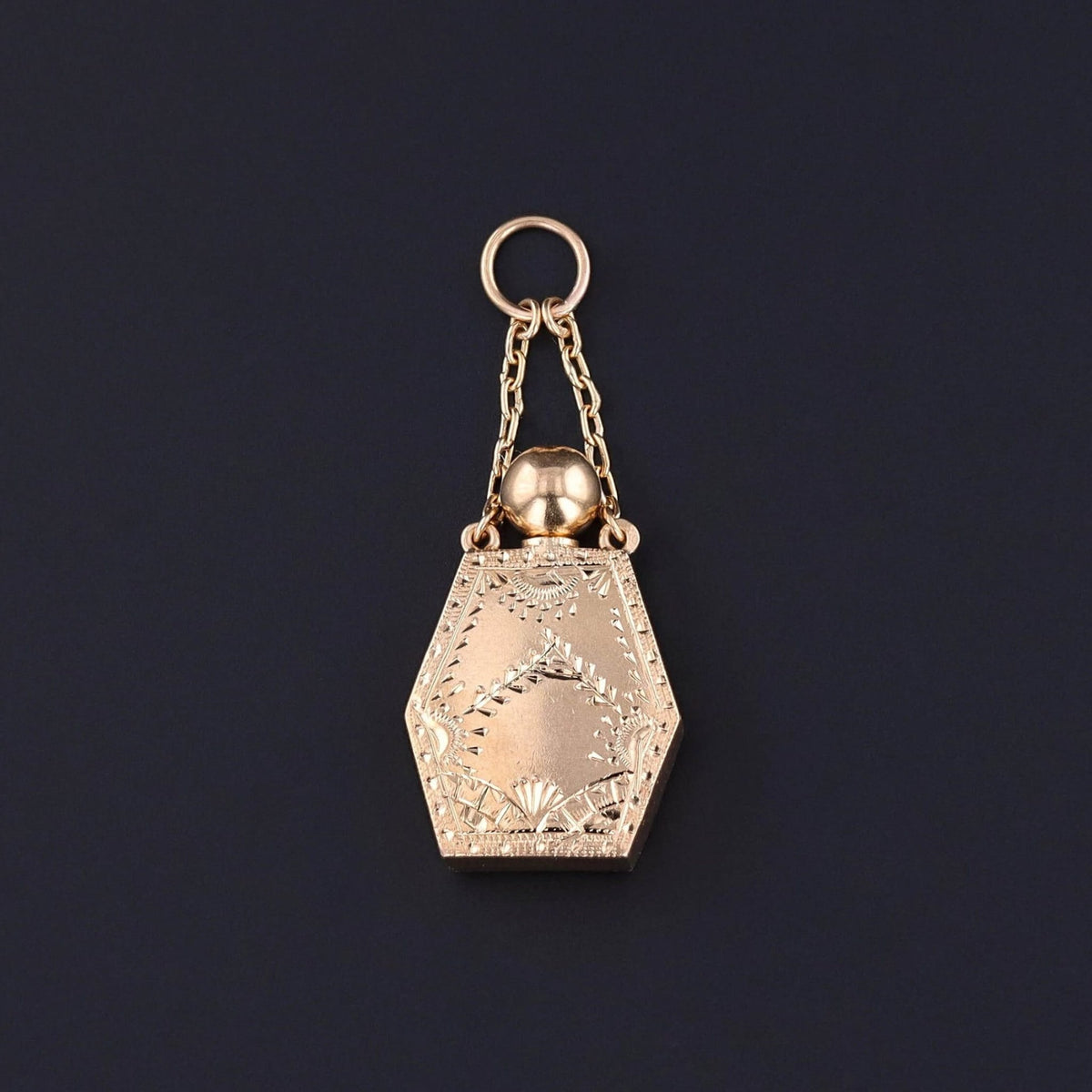 Antique Perfume Locket of 18k Gold - Trademark Antiques